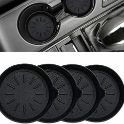 Promo ???? Car Coasters For Cup Holder Silicone Car Cup Holder Coasters Pack Of 4 ???? -Car Seat Covers shop 51N21SO62uL. AC