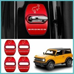 Flash Sale ???? HLmmby For Bronco Accessories 2 Door 4 Door Lock Cover Stainless Steel Door Arm Protection Cover Trim Interior Accessories Door Lock Latchs Cover For Ford Bronco 2022 2021(Black) ✔️ 22 Flash Sale ???? HLmmby For Bronco Accessories 2 Door 4 Door Lock Cover Stainless Steel Door Arm Protection Cover Trim Interior Accessories Door Lock Latchs Cover For Ford Bronco 2022 2021(Black) ✔️ -Car Seat Covers shop 51NEzn4VmoL. AC
