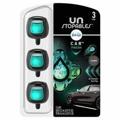Wholesale ???? Unstopables Car Air Freshener, Unstopables Fresh Scent, Odor Eliminator For Strong Odor Car Vent Clips, .07 Fl Oz (3 Count) ✔️