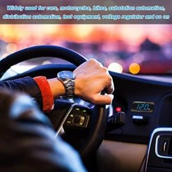 Best deal ???? 2 Pieces DC 4-28V Car Digital Voltmeter 12V Voltage Meter Car Audio Gauge LED Display 12V Meter Waterproof Voltage Gauge Meter For Car Motorcycle (Blue Light) ???? -Car Seat Covers shop 51NPDHqabxL