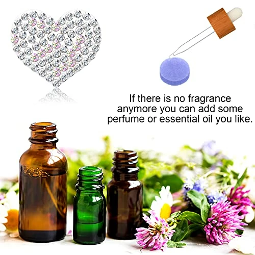 Cheap ???? 4 Pieces Crystal Air Vent Clips Charms Car Vent Air Fresheners Rhinestone Oil Diffuser Vent Clip Car Fesheners For ???? Women Heart Car Scents Bling Car Interior Accessories For Wom ???? 7 Cheap ???? 4 Pieces Crystal Air Vent Clips Charms Car Vent Air Fresheners Rhinestone Oil Diffuser Vent Clip Car Fesheners For ???? Women Heart Car Scents Bling Car Interior Accessories For Wom ???? - Image 5