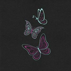 Budget ???? Blue Butterflies Car Seat Covers For ???? Women, Full Set With Steering Wheel Cover And Seat Belt Pads – Front And Rear Covers With Matching Embroidered Accessories, Fits Most Car Truck Van SUV Baby Blue Butterflies ???? -Car Seat Covers shop 51Oaq1uRZYL