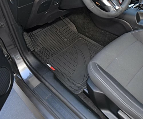 Hot Sale ✨ FlexTough Advanced Performance Liners - 4pc HD Rubber Floor Mats & Cargo Liner For Car SUV Auto 03-gray ❤️ 3 Hot Sale ✨ FlexTough Advanced Performance Liners - 4pc HD Rubber Floor Mats & Cargo Liner For Car SUV Auto 03-gray ❤️