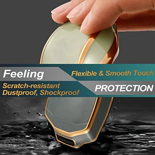 Best reviews of ???? Key Fob Cover Compatible With Toyota Avalon Camry Corolla RAV4 Sequoia Highlander Smart 4 Buttons TPU Remote Keyless Key Fob Case Protection Shell Accessories, White ???? 6 Best reviews of ???? Key Fob Cover Compatible With Toyota Avalon Camry Corolla RAV4 Sequoia Highlander Smart 4 Buttons TPU Remote Keyless Key Fob Case Protection Shell Accessories, White ???? - Image 4