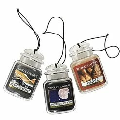 Coupon ???? R Air Fresheners, Hanging Car Jar® Ultimate 3-Pack, Neutralizes Odors Up To 30 Days, Includes: 1 Leather, 1 Midsummer's Night, And 1 New Car Scent ????