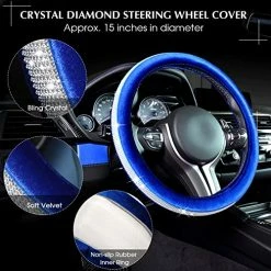 Brand new ???? 10 Pieces Bling Car Accessories Set Steering Wheel Cover Seat Belt Pads Center Console Pad Car Cup Ring Sticker Handbrake Cover Shift Gear Cover Mirror Hanging Accessories For Car Decor ???? 8 Brand new ???? 10 Pieces Bling Car Accessories Set Steering Wheel Cover Seat Belt Pads Center Console Pad Car Cup Ring Sticker Handbrake Cover Shift Gear Cover Mirror Hanging Accessories For Car Decor ???? -Car Seat Covers shop 51QH3EzTGFL