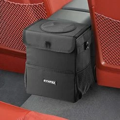 Hot Sale ???? Car Trash Can With Lid - Car Trash Bag Hanging With Storage Pockets Collapsible And Portable Car Garbage Bin ???? -Car Seat Covers shop 51Qr67HZ1aL