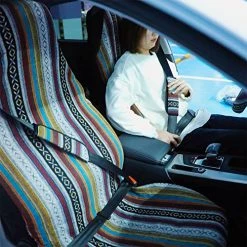 Best Pirce ???? 14 Pcs Baja Car Seat Covers Full Set Multicolor Stripe Car Seat Covers Boho Print Steering Wheel Cover Seat Belt Cover Crystal Hanging Ornament Car Holders Fits For Car (Stripe Style) ???? 16 Best Pirce ???? 14 Pcs Baja Car Seat Covers Full Set Multicolor Stripe Car Seat Covers Boho Print Steering Wheel Cover Seat Belt Cover Crystal Hanging Ornament Car Holders Fits For Car (Stripe Style) ???? -Car Seat Covers shop 51QuoyM0T6L