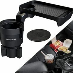 Hot Sale ???? Car Cup Holder Tray With Expandable Base Compatible With Yeti 20/26/30 Oz Hydro Flasks 32/40 Oz Camelbak 32/40 Oz And Other Bottles In 3.4"-3.8" ❤️ -Car Seat Covers shop 51QwxVKlF7L. AC