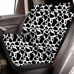 Budget ???? Cow Print Car Seat Covers Full Set For ???? Women Men Cow Print Car Accessories Set Rubber Steering Wheel Cover Car Armrest Pad Cover Seat Belt Pads Wrist Holder Keychain (Rubber) ???? -Car Seat Covers shop 51R5Aedd3WS