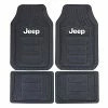 Deals ???? Jeep Weatherpro 4 Piece Floor Mats Set, Floor Mats By Plasticolor (001668R01) , Black ✨