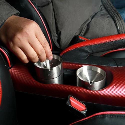 Outlet ???? Car Ashtray With Lid Outdoor Ash Tray For Car Rainproof Smokeless Ashtrays Windproof For Patio Tabletop Modern Outside Ash Tray For Auto ⭐ 7 Outlet ???? Car Ashtray With Lid Outdoor Ash Tray For Car Rainproof Smokeless Ashtrays Windproof For Patio Tabletop Modern Outside Ash Tray For Auto ⭐ - Image 5