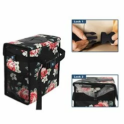 New ???? Car Trash Can Leakproof Car Garbage Can Hanging With Lid Storage Mesh Pockets Collapsible Multipurpose Car Trash Bag For Car Accessories (Flower) ⭐ 16 New ???? Car Trash Can Leakproof Car Garbage Can Hanging With Lid Storage Mesh Pockets Collapsible Multipurpose Car Trash Bag For Car Accessories (Flower) ⭐ -Car Seat Covers shop 51RfLs5C3VL