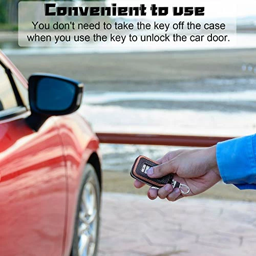 Coupon ???? 2 Pieces Leather Car Key Chain Case Holder Auto Key Fob Holder Smart Protector Cover(Brown) ⌛ 6 Coupon ???? 2 Pieces Leather Car Key Chain Case Holder Auto Key Fob Holder Smart Protector Cover(Brown) ⌛ - Image 4