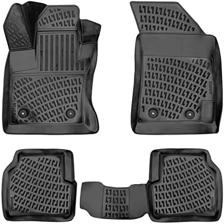 Best Sale ???? Custom Fit Floor Mats Compatible With Hyundai Elantra 2017 - 2020 3D Laser Measured 1st & 2nd Row Floor Liners All Weather Odorless Non-Slip TPE Car Mats (Front & Rear, Black) ???? 13 Best Sale ???? Custom Fit Floor Mats Compatible With Hyundai Elantra 2017 - 2020 3D Laser Measured 1st & 2nd Row Floor Liners All Weather Odorless Non-Slip TPE Car Mats (Front & Rear, Black) ???? - Image 11