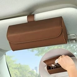 Hot Sale ???? Accmor ???? Sunglasses Holder For Car Sun Visor, Universal Auto Eyeglasses Organizer Box, Vehicle Visor Accessories Glasses Protective Storage Case With Hidden Magnetic Closure For ???? Woman Man Grey ???? -Car Seat Covers shop 51SbWAe29hL. AC