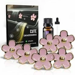 Budget ???? 6 Pieces Daisy Car Decoration Flower Air Vent Clip Air Conditioning Outlet Clip Car Air Freshener Clip Car Interior Decor Charm Colorful Car Interior Accessories For ???? Girls ???? Women Daisy Cute Car Accessories ???? -Car Seat Covers shop 51SfJdv4wL. AC