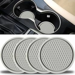 Top 10 ???? Car Cup Coaster, 4PCS Universal Non-Slip Cup Holders Embedded In Ornaments Coaster, Car Interior Accessories, Black ???? -Car Seat Covers shop 51Sjhdq0mIL. AC