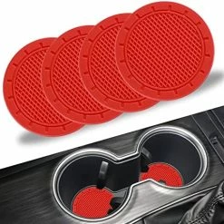Best reviews of ???? Car Cup Holder Coaster, PVC Car Coaster, 4 Pack Universal Auto Anti Slip Cup Holder Insert Coaster, Car Interior Accessories - Black ???? -Car Seat Covers shop 51SlFgeh 7L. AC