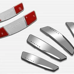 Discount ⌛ 4 Pcs Status High Glossy Slim Door Edge Guards Bumper Protector Trim Guard Sticker Molding Black Color For Motors Auto Vehicle ???? -Car Seat Covers shop 51SqKOoljeL. AC