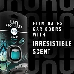Wholesale ???? Unstopables Car Air Freshener, Unstopables Fresh Scent, Odor Eliminator For Strong Odor Car Vent Clips, .07 Fl Oz (3 Count) ✔️ -Car Seat Covers shop 51T3BRwnn3S
