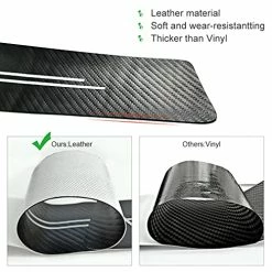 Best reviews of ???? 4pcs/Set Door Entry Guard Carbon Fiber Textured Leather Car Door Sill Protector Stickers Compatible With Rav4 A Compatible With Rav4 ❤️ -Car Seat Covers shop 51T6HvhTuiS