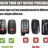 Cheapest ???? Gematay For Toyota Key Fob Cover With Lanyard, Car Key Case Protection For 2018-2022 Camry RAV4 Highlander Avalon C-HR Prius Corolla GT86 Smart Key Holder For Chevy B 4 Button ????