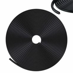 Promo ❤️ Besteek Home Door Edge Guards Car Door Edge Guards 32Ft(10M) U Shape Car Door Protector Rubber Seal Door Guard Internal Double Sided Tape (No Glue Required), Black ????