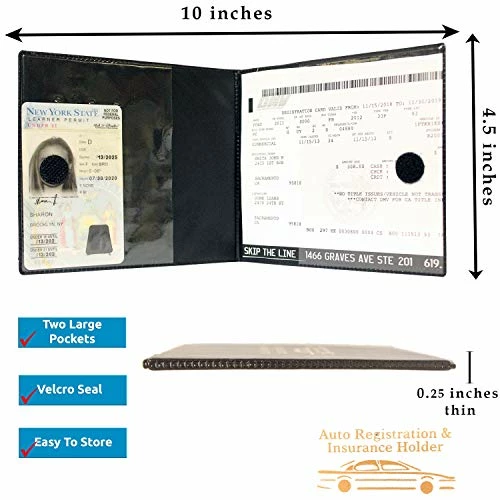 Flash Sale ???? Auto Registration Insurance & ID Card Holder - 4 PACK - Perfect For Any Car, Truck, Motorcycle, Trailer Or Boat - Strong Velcro Closure, Men & ???? Women ???? 4 Flash Sale ???? Auto Registration Insurance & ID Card Holder - 4 PACK - Perfect For Any Car, Truck, Motorcycle, Trailer Or Boat - Strong Velcro Closure, Men & ???? Women ???? - Image 2
