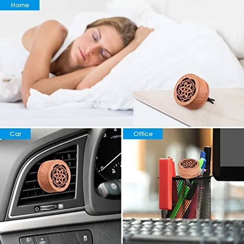 Best deal ???? Car Essential Oil Diffuser, 2 Pcs Wood Car Diffuser With Vent Clip, Portable Mini Car Diffusers For Essential Oils ???? 7 Best deal ???? Car Essential Oil Diffuser, 2 Pcs Wood Car Diffuser With Vent Clip, Portable Mini Car Diffusers For Essential Oils ???? - Image 5