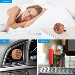 Best Pirce ❤️ (Upgraded Version) AMIR Car Essential Oil Diffuser, 2 Pcs Wood Car Diffuser With Vent Clip, Portable Mini Car Diffusers For Essential Oils ???? -Car Seat Covers shop 51VoDjddfyL