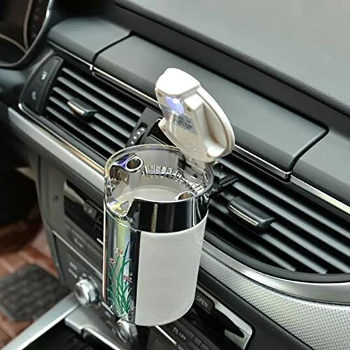 Best Sale ???? Ikasus Car Ashtray With Lid, Portable Smokeless Ashtray For Car, Car Trash Can,Detachable ABS Smokeless Ash Tray With Blue LED Light, Auto Car Ashtray Holder Windproof For Outdoor Home Office,Blac ???? 4 Best Sale ???? Ikasus Car Ashtray With Lid, Portable Smokeless Ashtray For Car, Car Trash Can,Detachable ABS Smokeless Ash Tray With Blue LED Light, Auto Car Ashtray Holder Windproof For Outdoor Home Office,Blac ???? - Image 2