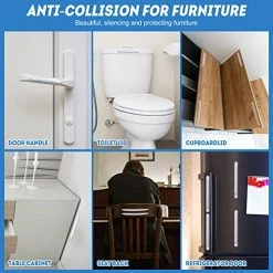 Best Pirce ???? Cabinet Door Bumper Clear Silicone Door Stopper Wall Protector Car Anti Collision Bumper Adhesive Automotive Bumper Guards For Car Doors, Drawers (10) ⌛ -Car Seat Covers shop 51W0gIl9ysL