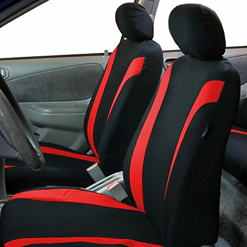 Best deal ⭐ Automotive Car Seat Covers Cosmopolitan Flat Cloth Full Set Red Seat Covers, (Airbag Compatible & Split Bench) With Gift Universal Fit Interior Accessories For Cars Trucks And SUVs ???? 4 Best deal ⭐ Automotive Car Seat Covers Cosmopolitan Flat Cloth Full Set Red Seat Covers, (Airbag Compatible & Split Bench) With Gift Universal Fit Interior Accessories For Cars Trucks And SUVs ???? - Image 2