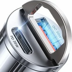 Budget ⭐ USB C Car Charger, Dual 36W Super Fast USB C Car Charger Fast Charging, Compact Cigarette Lighter USB Car Charger, PD36W & QC3.0 Compatible With IPhone 14 13 12 Pro Max, Samsung S22, IPad Pro Black ???? 15 Budget ⭐ USB C Car Charger, Dual 36W Super Fast USB C Car Charger Fast Charging, Compact Cigarette Lighter USB Car Charger, PD36W & QC3.0 Compatible With IPhone 14 13 12 Pro Max, Samsung S22, IPad Pro Black ???? -Car Seat Covers shop 51WOexOb54L. AC