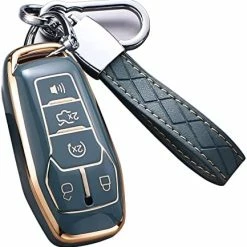 Deals ???? For Ford Key Fob Cover, Premium Soft TPU Full Protection Key Fob Case For Ford Fusion Mustang F150 Edge Explorer Lincoln MKZ MKC MKX Smart Remote Key Protector,Size A-ivory ???? -Car Seat Covers shop 51WYKz7PLmL. AC