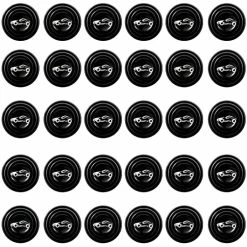 Outlet ???? Lwsengme Car Door Shock Absorber, 30PCS Car Door Soundproof Stickers, Door Edge Guard Bumper Cushion Car Door Shock Absorbing PVC ????
