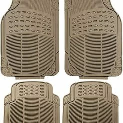Cheap ???? Automotive Floor Mats Black Universal Fit Heavy Duty Rubber For All Weather Protection Fits Most Cars, SUVs, And Trucks, 4 Piece (Full Set Trimmable) FH Group F11305BLACK Black Seat Covers ???? -Car Seat Covers shop 51WhI7YEcL. AC