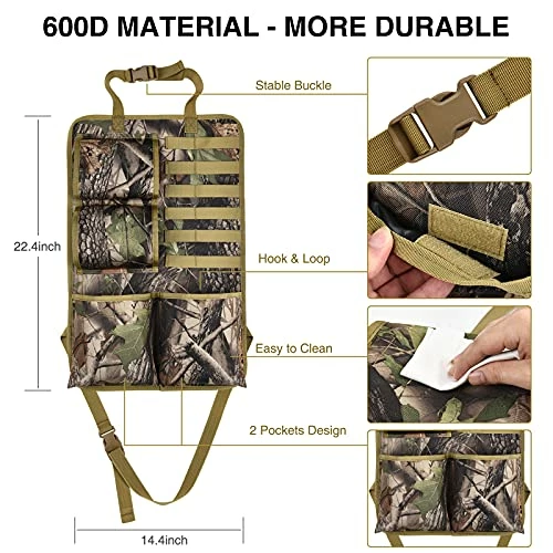 Cheap ???? EZshoot 2PCS Car Seat Back Gun Rack Organizer, Automotive Gun Rack Holder For Rifle/Shotgun, Tactical Hunting Backseat Sling Rack, Foldable Car Backseat Gun Organizer For Car/Truck/Pickup/SUV, Camou ???? 4 Cheap ???? EZshoot 2PCS Car Seat Back Gun Rack Organizer, Automotive Gun Rack Holder For Rifle/Shotgun, Tactical Hunting Backseat Sling Rack, Foldable Car Backseat Gun Organizer For Car/Truck/Pickup/SUV, Camou ???? - Image 2
