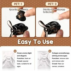 Budget ???? 5 Pcs Car Air Fresheners Cartoon Bear Pilot Cute Diffuser Rotating Propeller Vent Accessories Ornament Outlet Yellow Duck Fan Smell Clips For Perfume Automotive Decoration ❤️ 14 Budget ???? 5 Pcs Car Air Fresheners Cartoon Bear Pilot Cute Diffuser Rotating Propeller Vent Accessories Ornament Outlet Yellow Duck Fan Smell Clips For Perfume Automotive Decoration ❤️ -Car Seat Covers shop 51XBf1dOoWL 2