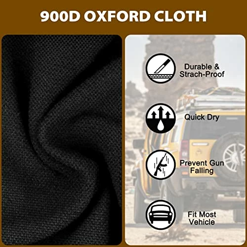 Brand new ⌛ Hunthor Truck Gun Rack (A Pair), 900D Sturdy Seat Back Gun Rack, Adjustable Truck Gun Storage, Automotive Gun Racks Rifle Holder For Jeep ✔️ 4 Brand new ⌛ Hunthor Truck Gun Rack (A Pair), 900D Sturdy Seat Back Gun Rack, Adjustable Truck Gun Storage, Automotive Gun Racks Rifle Holder For Jeep ✔️ - Image 2