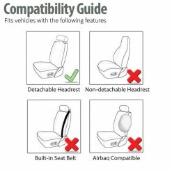 Promo ???? Car Seat Covers Front Set In Black Cloth - Car Seat Covers For Low Back Car Seats With Removable Headrest, Universal Fit, Automotive Seat Covers, Washable Car Seat Cover For SUV, Sedan, Van Yellow ???? 20 Promo ???? Car Seat Covers Front Set In Black Cloth - Car Seat Covers For Low Back Car Seats With Removable Headrest, Universal Fit, Automotive Seat Covers, Washable Car Seat Cover For SUV, Sedan, Van Yellow ???? -Car Seat Covers shop 51XKd4c4cbL