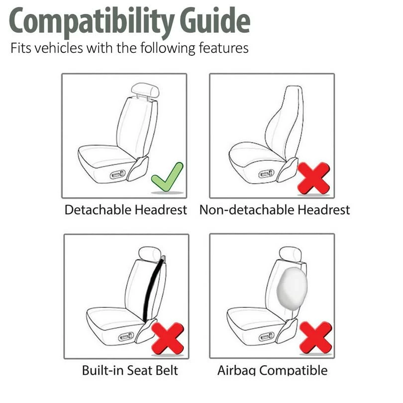 Promo ???? Car Seat Covers Front Set In Black Cloth - Car Seat Covers For Low Back Car Seats With Removable Headrest, Universal Fit, Automotive Seat Covers, Washable Car Seat Cover For SUV, Sedan, Van Yellow ???? 6 Promo ???? Car Seat Covers Front Set In Black Cloth - Car Seat Covers For Low Back Car Seats With Removable Headrest, Universal Fit, Automotive Seat Covers, Washable Car Seat Cover For SUV, Sedan, Van Yellow ???? - Image 4
