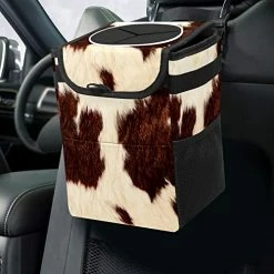 Flash Sale ???? Black And White Cow Print Car Trash Can With Lid Collapsible Reusable Waterproof Car Garage Bag,Automotive Garbage Can,Car Accessories Interior Car Organizer ???? 30 Flash Sale ???? Black And White Cow Print Car Trash Can With Lid Collapsible Reusable Waterproof Car Garage Bag,Automotive Garbage Can,Car Accessories Interior Car Organizer ???? -Car Seat Covers shop 51XOtSfgzML