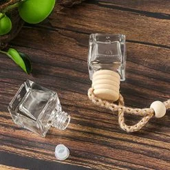 Cheap ???? 10 Packs Car Aromatherapy Diffuser Hanging Empty Glass Perfume Bottle Essential Oils Diffuser Bottles Automotive Interior Ornaments Car Fragrance Pendant Decorati ???? -Car Seat Covers shop 51Xis9mNuLL