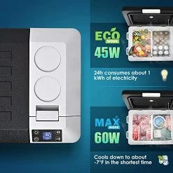 New ???? 12 Volt Refrigerator, 32 Quart Portable Freezer, Dual Zone Car Fridge, -7.6℉~50℉ Electric Compressor Cooler With 12/24V DC & 100-240V AC For Camping, Vehicles, Travel, RV, Truck, Outdoor ???? -Car Seat Covers shop 51YFIhgro6L