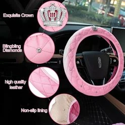 New ???? Tallew Pink Car Accessories Set Car Seat Covers Full Set Steering Wheel Cover Headrest Cover Center Console Pad Cup Cup Holders Seat Belt Pads Gear Cover For ???? Women Girl Car Interior Decor (Front Set) ???? 13 New ???? Tallew Pink Car Accessories Set Car Seat Covers Full Set Steering Wheel Cover Headrest Cover Center Console Pad Cup Cup Holders Seat Belt Pads Gear Cover For ???? Women Girl Car Interior Decor (Front Set) ???? -Car Seat Covers shop 51YGbNj4f3L