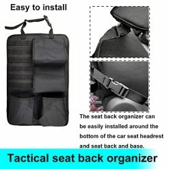 Best Pirce ???? 2PCS Tactical Seat Back Organizer Molle Car Backseat Gun Rack Shotgun Holder Panel Accessories Vehicle Seatback Rear Storage Cover Protector For Truck MPV Wrangler ⌛ -Car Seat Covers shop 51YHsYhiTOL