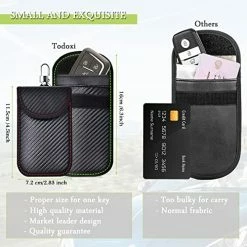 Best deal ???? Faraday Key Fob Protector, 2 Pack(Red & Green) Faraday Bags RFID Faraday Pouch Car Key Fob Signal Blocker Blocking Pouch ✨ -Car Seat Covers shop 51YN4hwuvjL