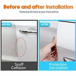 Brand new ⌛ Anti-Scratch Anti-Collision Adhesive Strip Car Door Edge Guard Protector Strip Car Door Scuff Plate Protectors Transparent Invisible Tape For Rear Bumper/Door(33Ft X 2In) ???? -Car Seat Covers shop 51YWN0Cl60L